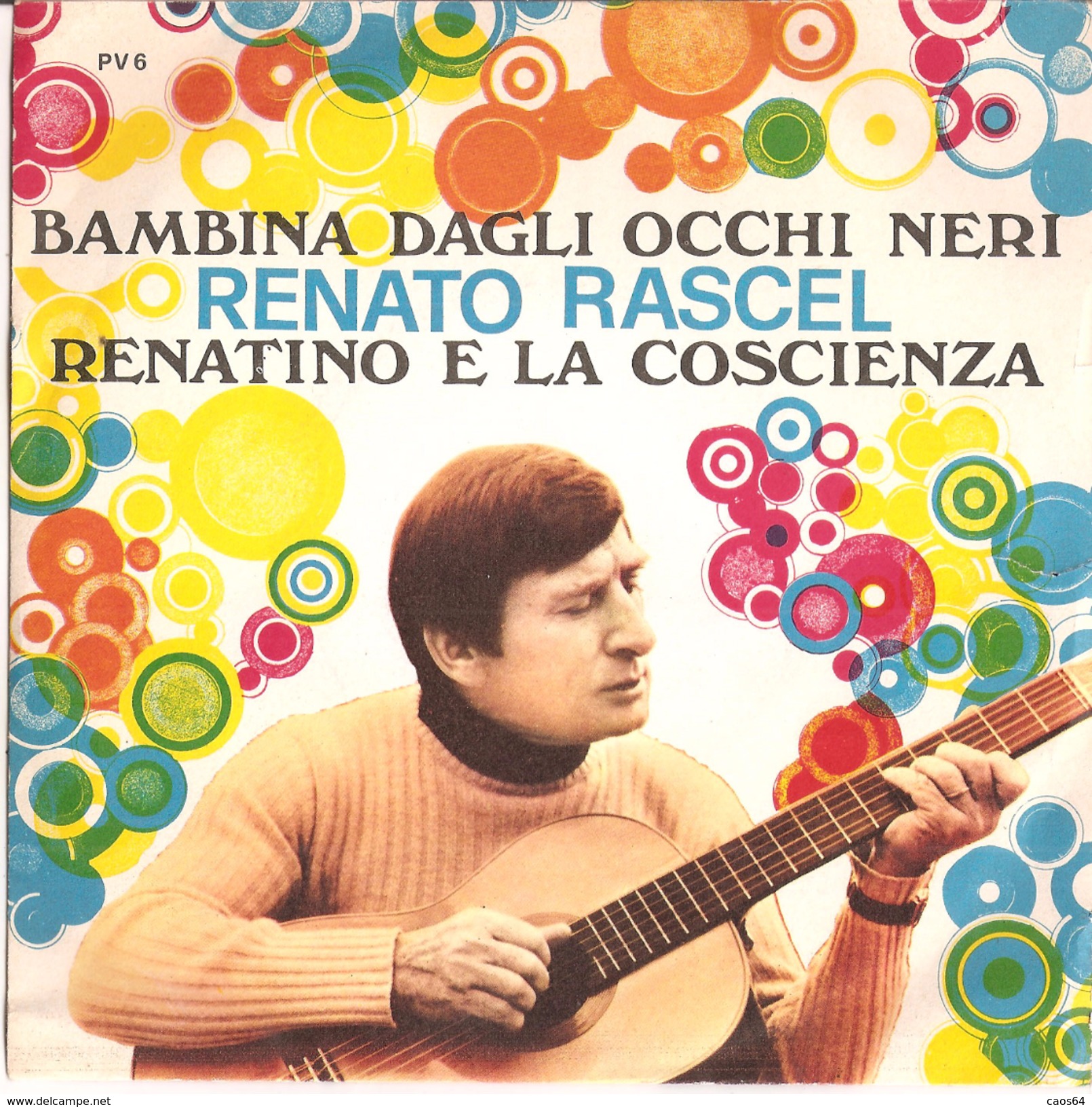 Renato Rascel Bambina Dagli Occhi Neri - Renatino E La Coscienza 7"  NM/VG+ - Bambini