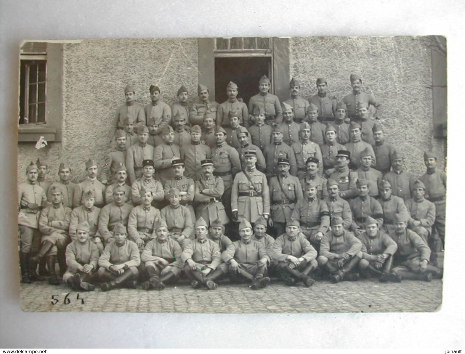 CARTE PHOTO - Militaires Posant En Tenue (21è Inscrit Sur Les Cols) - Reggimenti