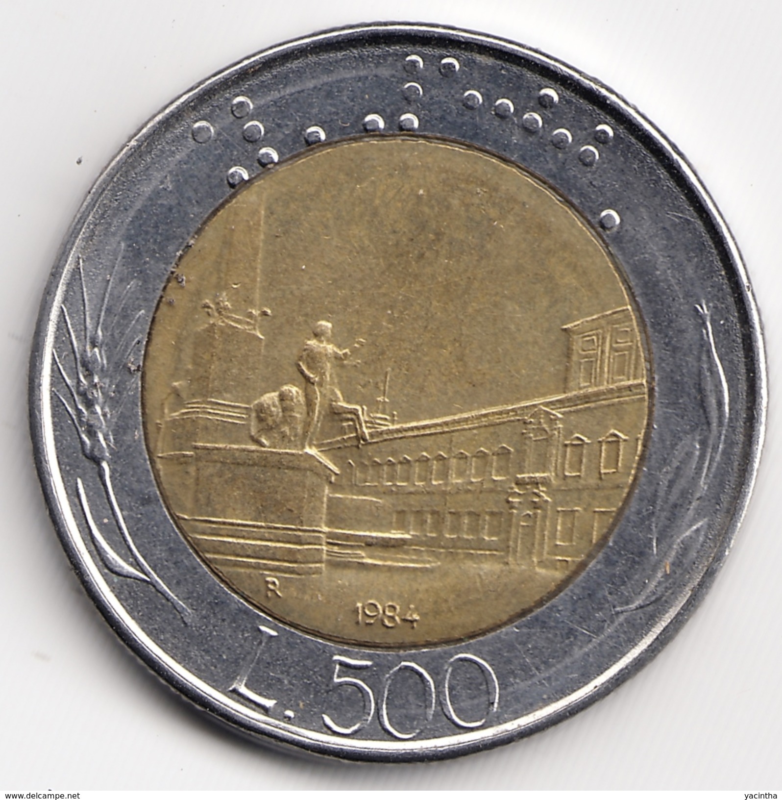 @Y@   Italië  500  Lire  1984          (4696) - 500 Lire