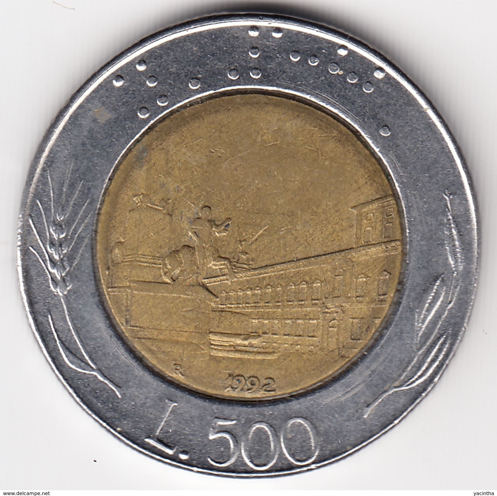 @Y@   Italië  500  Lire  1992          (4697) - 500 Liras