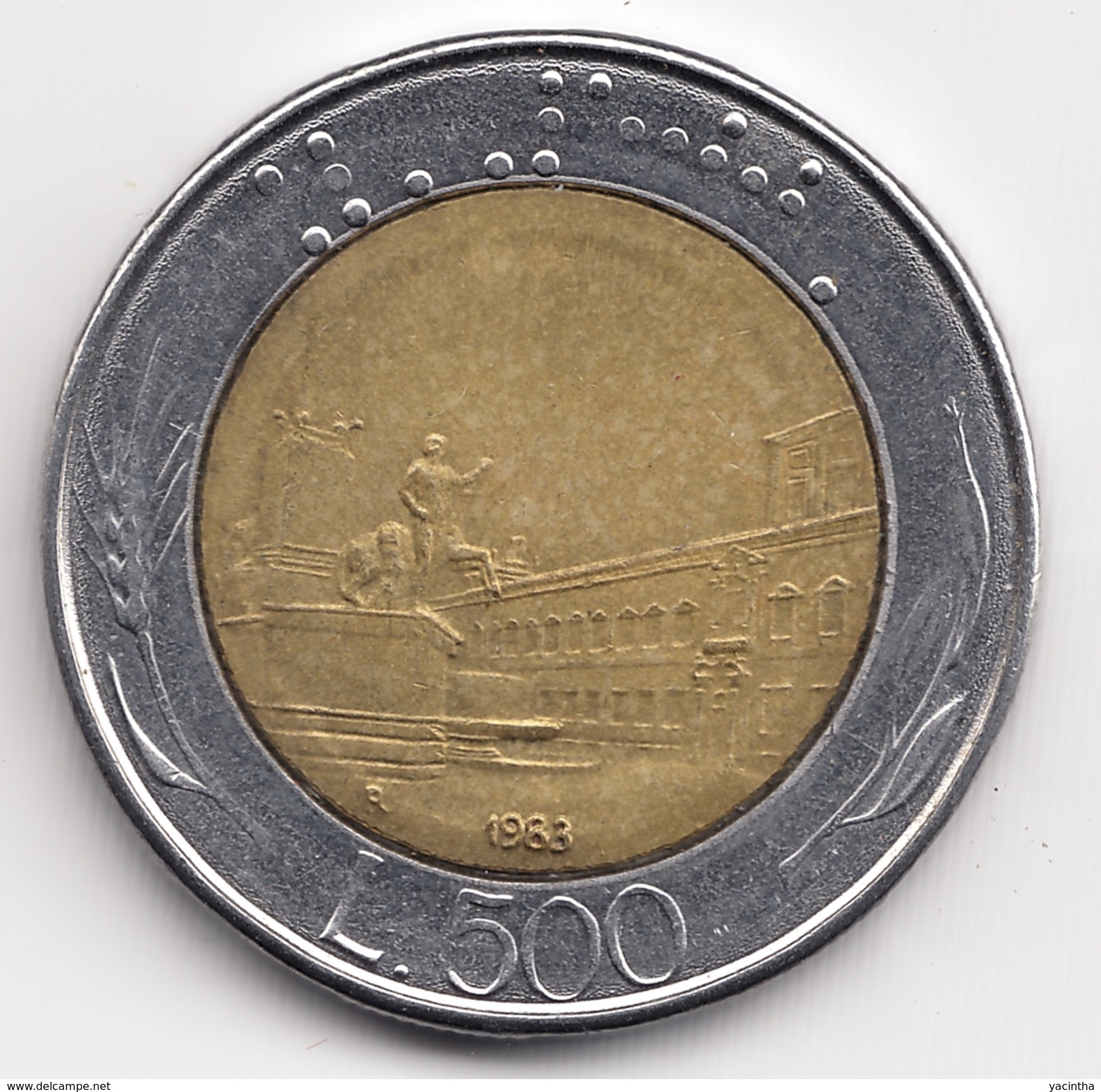 @Y@   Italië  500  Lire  1983          (4700) - 500 Lire