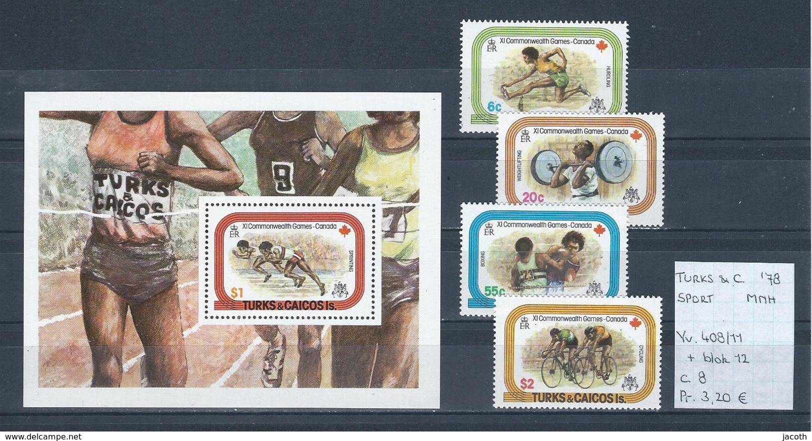 Turks & Caicos 1978 - Yv. 408/11 + Blok 12 Postfris/neuf/MNH - Sonstige & Ohne Zuordnung