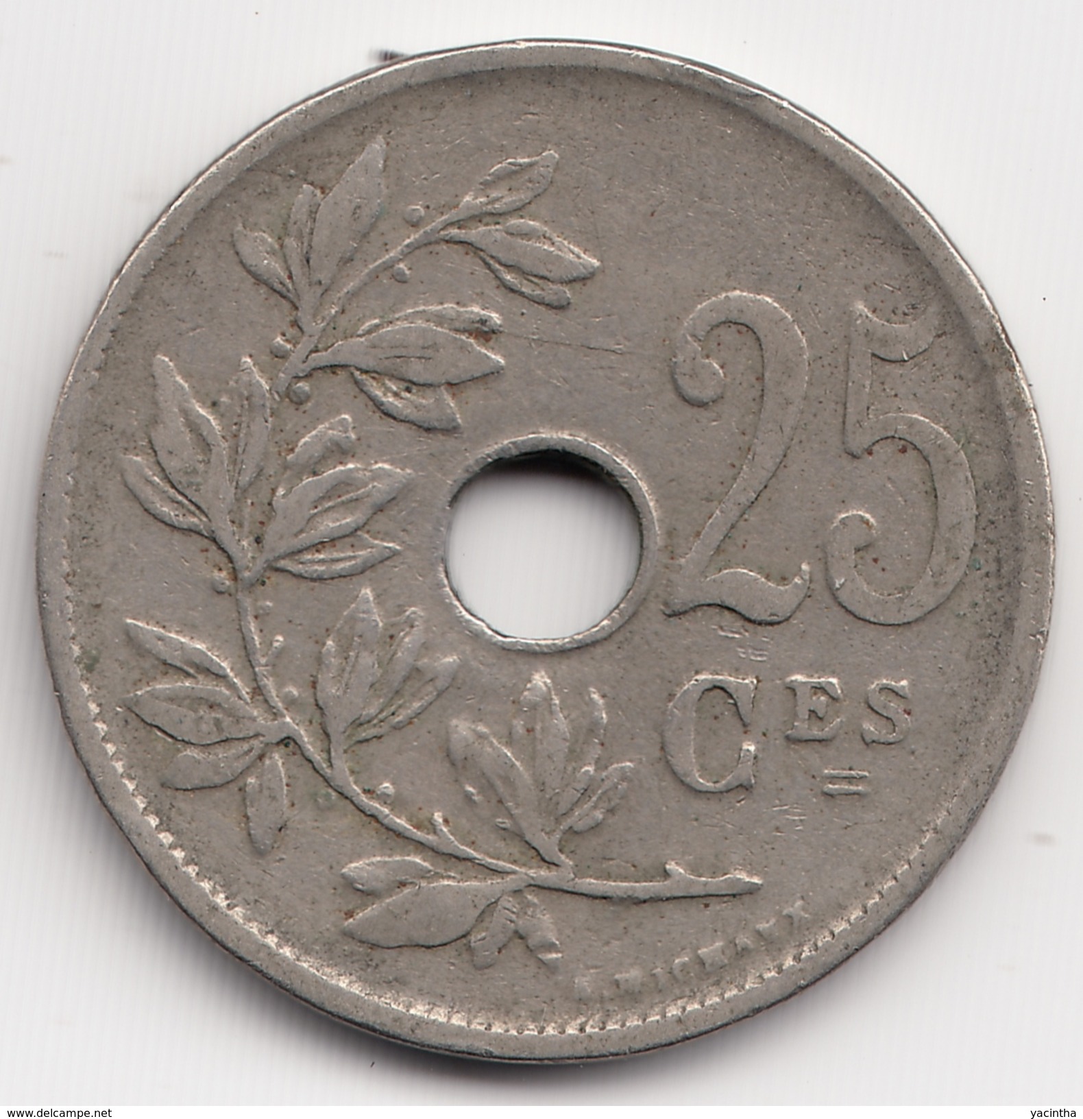 @Y@  België  25 Ces  1913          (4701) - 25 Cent