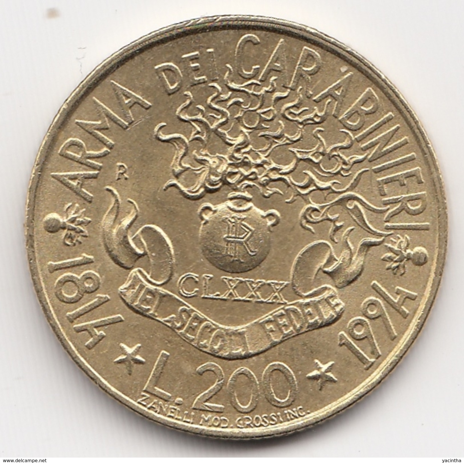 @Y@   Italië   200 Lire  1994           (4707) - 200 Lire