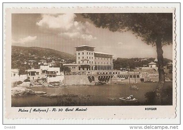 SPAIN - PALMA - MALLORCA - HOTEL MARICEL - FOTO ROTGER 1950s  ( 1122 ) - Autres & Non Classés