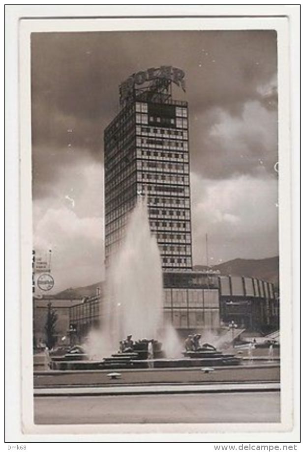 VENEZUELA - CARACAS - PLAZA VENEZUELA - FOTO CITY RPPC 1940s ( 1118 ) - Autres & Non Classés