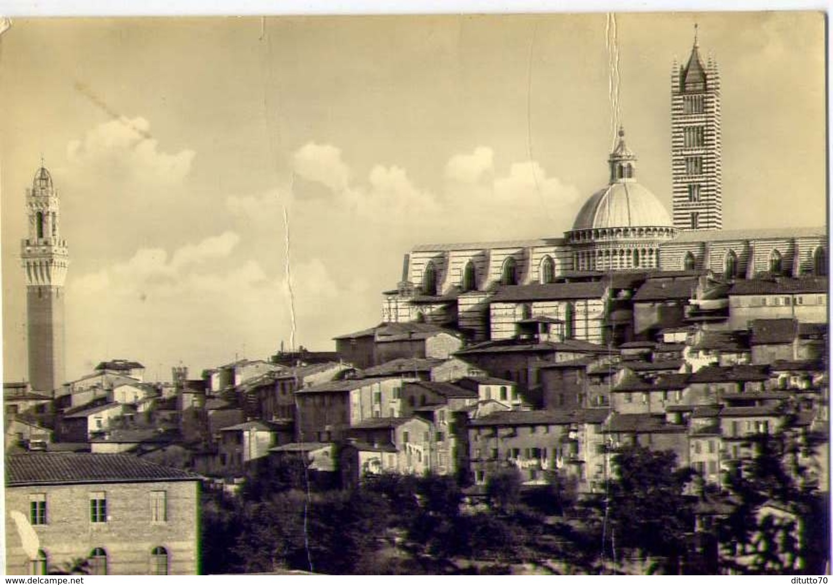 Siena - Panorama - Formato Grande Non Viaggiata &ndash; E1 - Siena