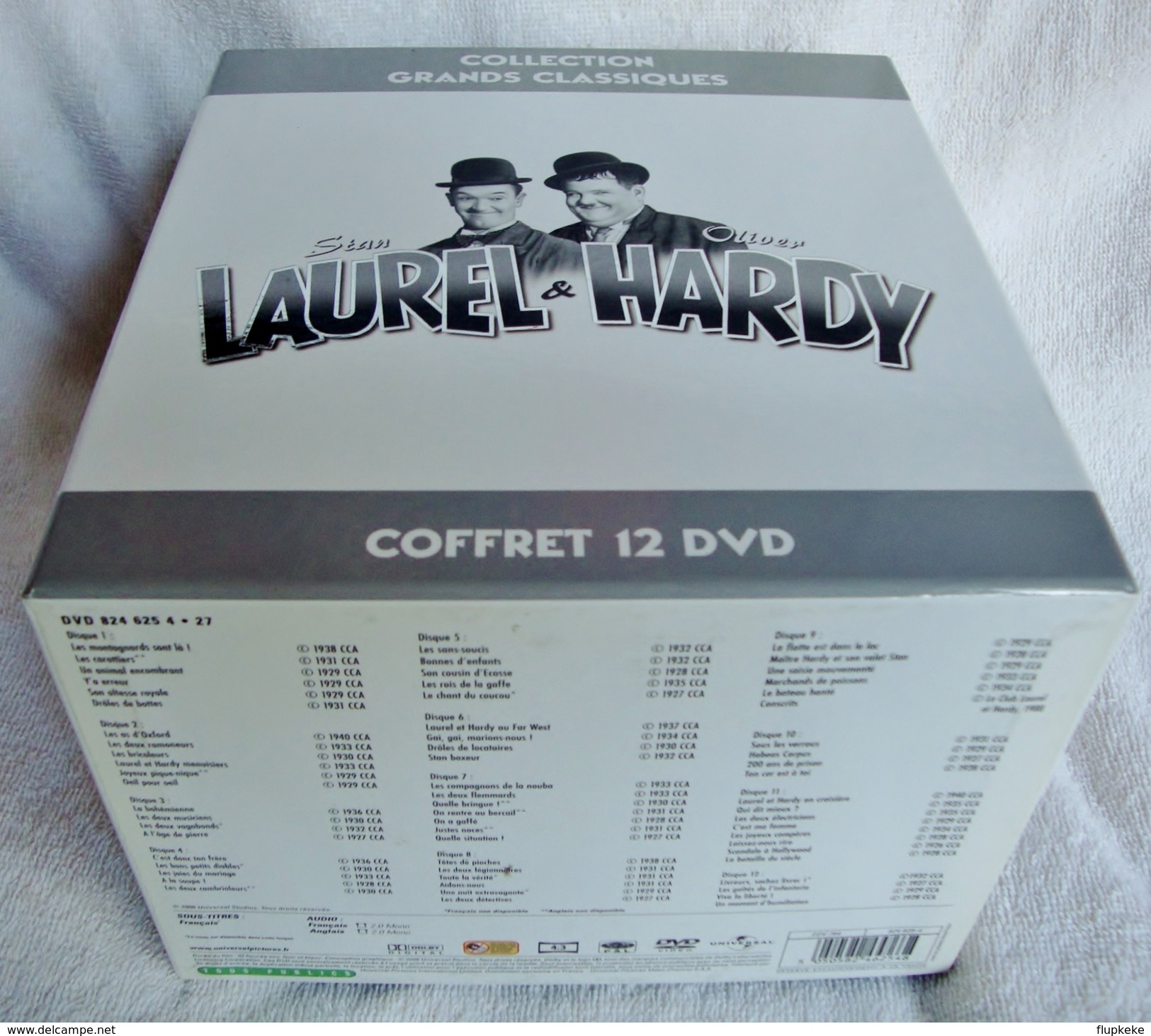Dvd Zone 2 Stan Laurel & Oliver Hardy Coffret 12 DVD Universal Pictures  Vf+Vostfr - Comedy