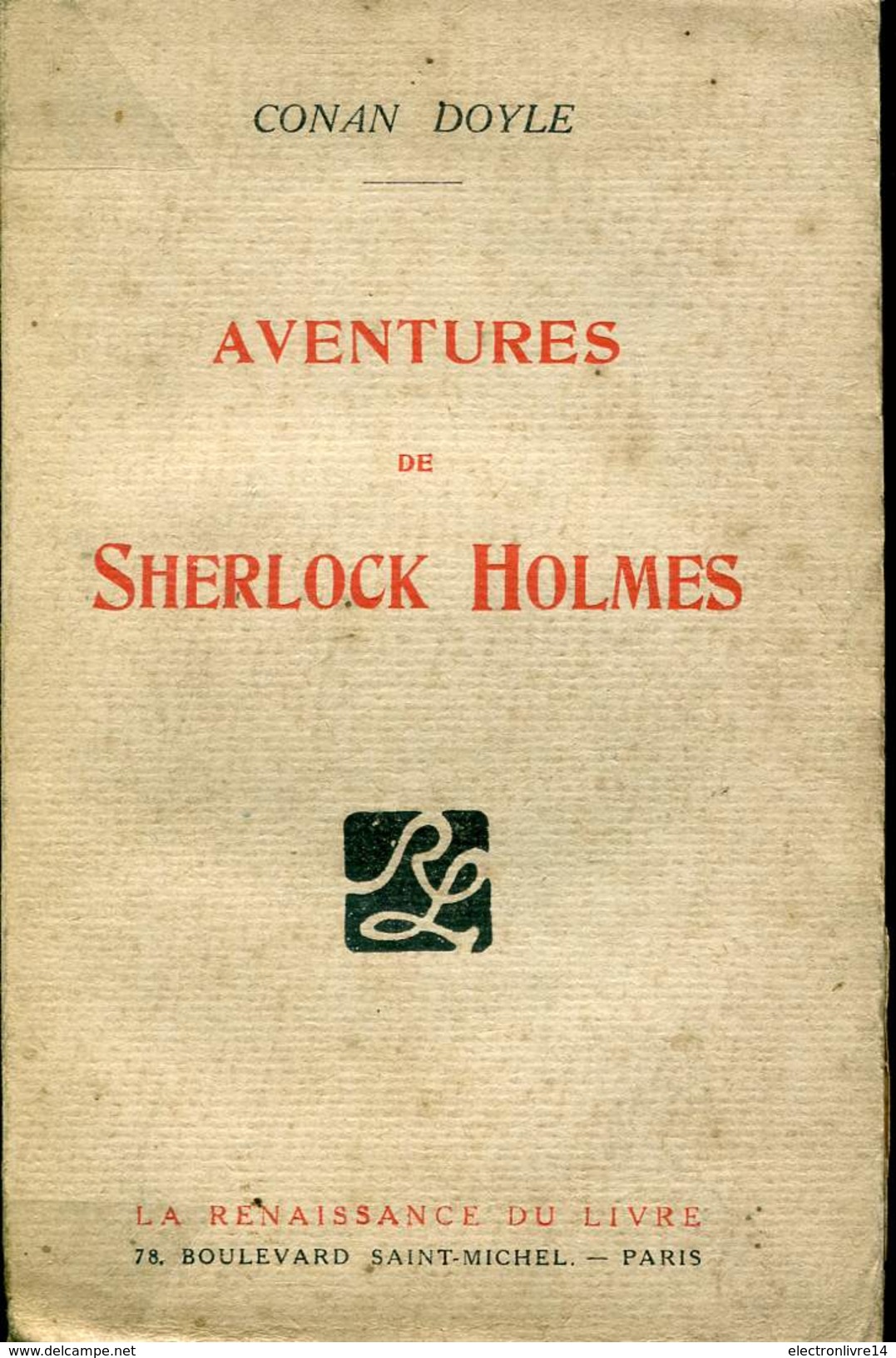Doyle Aventures  De Sherlock Holmes Renaissance Du Livre - Autres & Non Classés