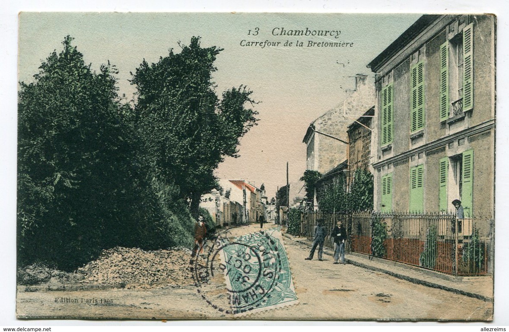 CPA  78  :   CHAMBOURCY  La  Bretonnière   1905  A   VOIR  !!! - Chambourcy