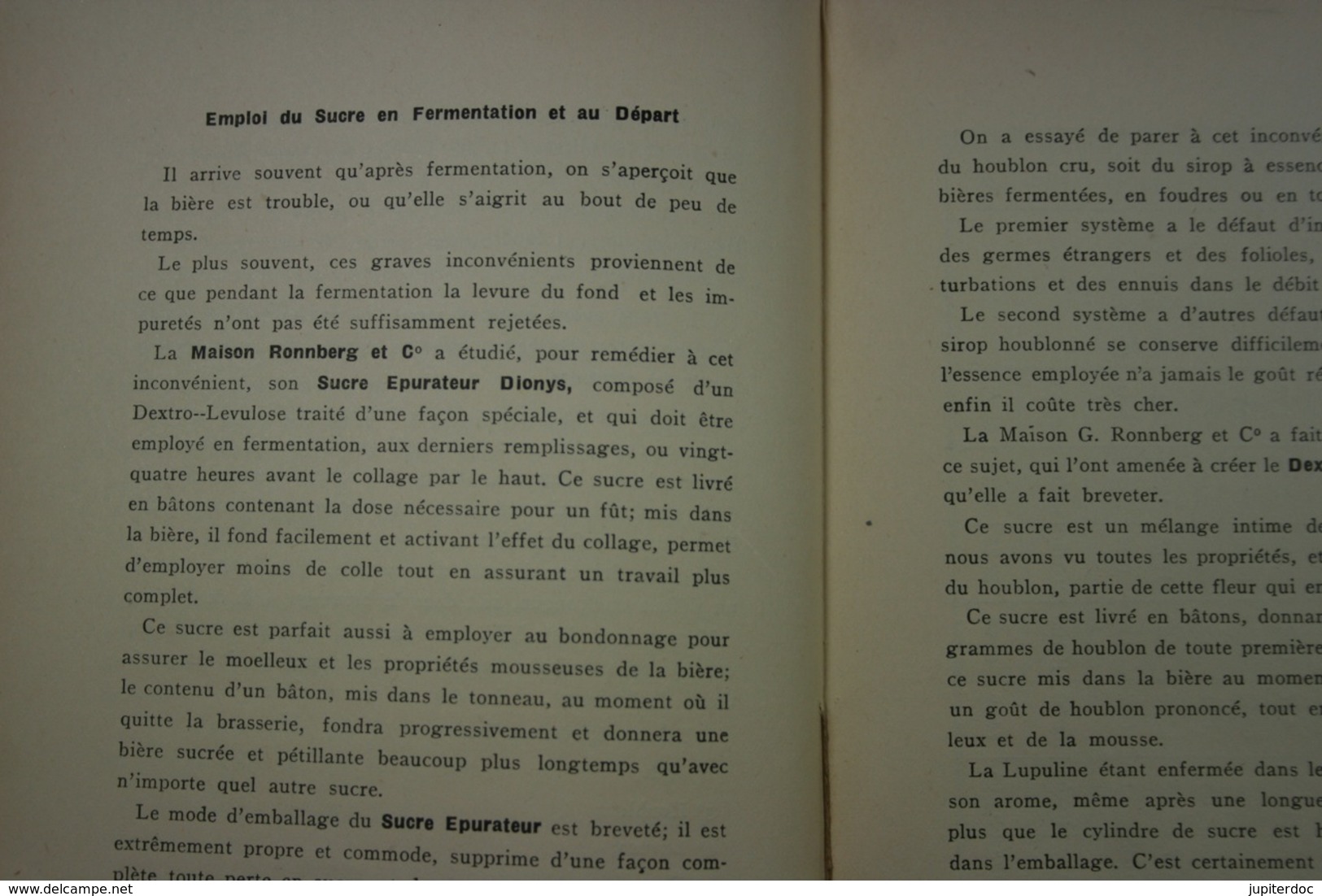 Guide du Brasseur G.Ronnberg & Cie 1909