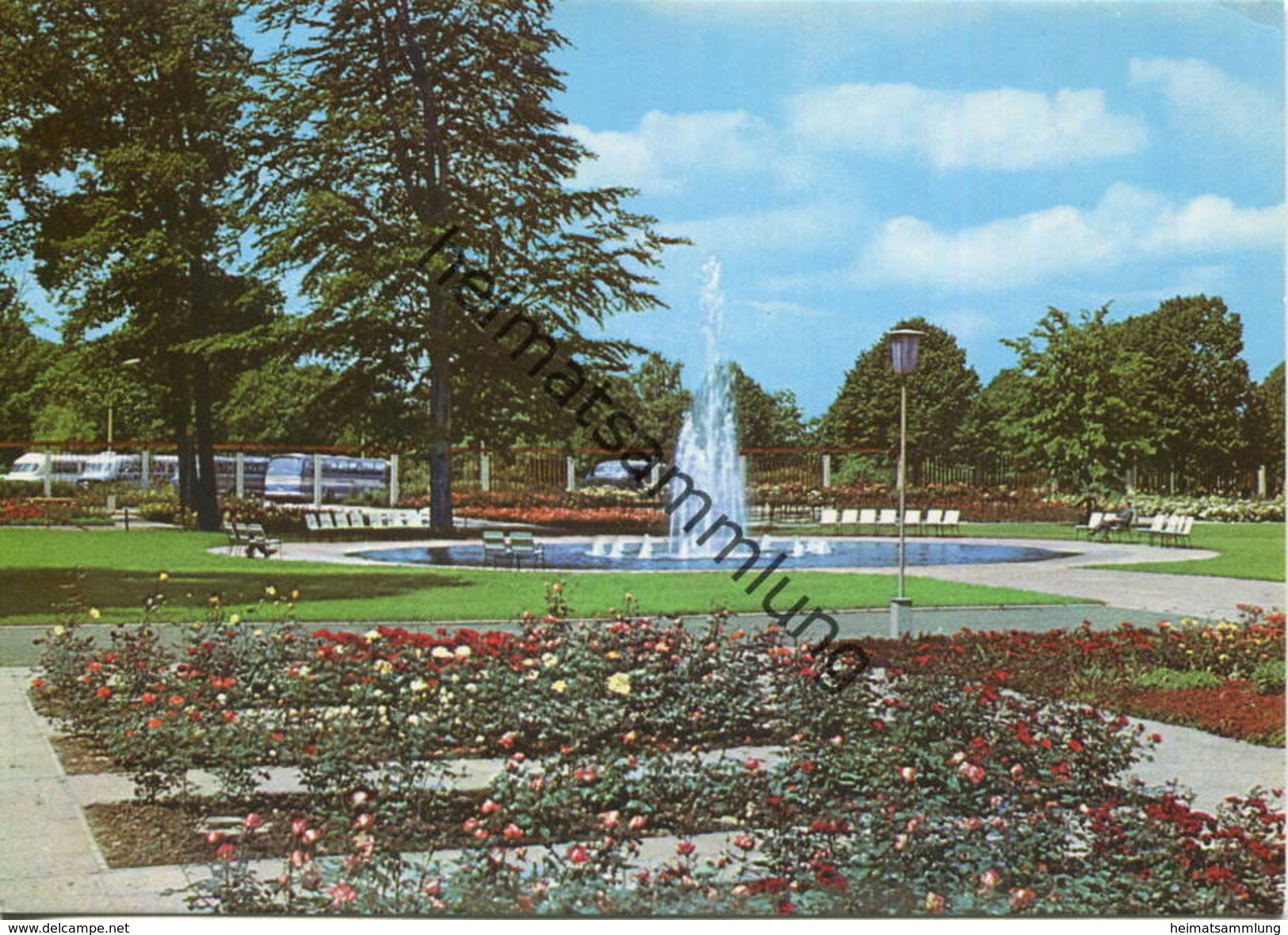 Berlin - Rosengarten In Treptow - AK Grossformat 1974 - Verlag VEB Bild Und Heimat Reichenbach - Treptow