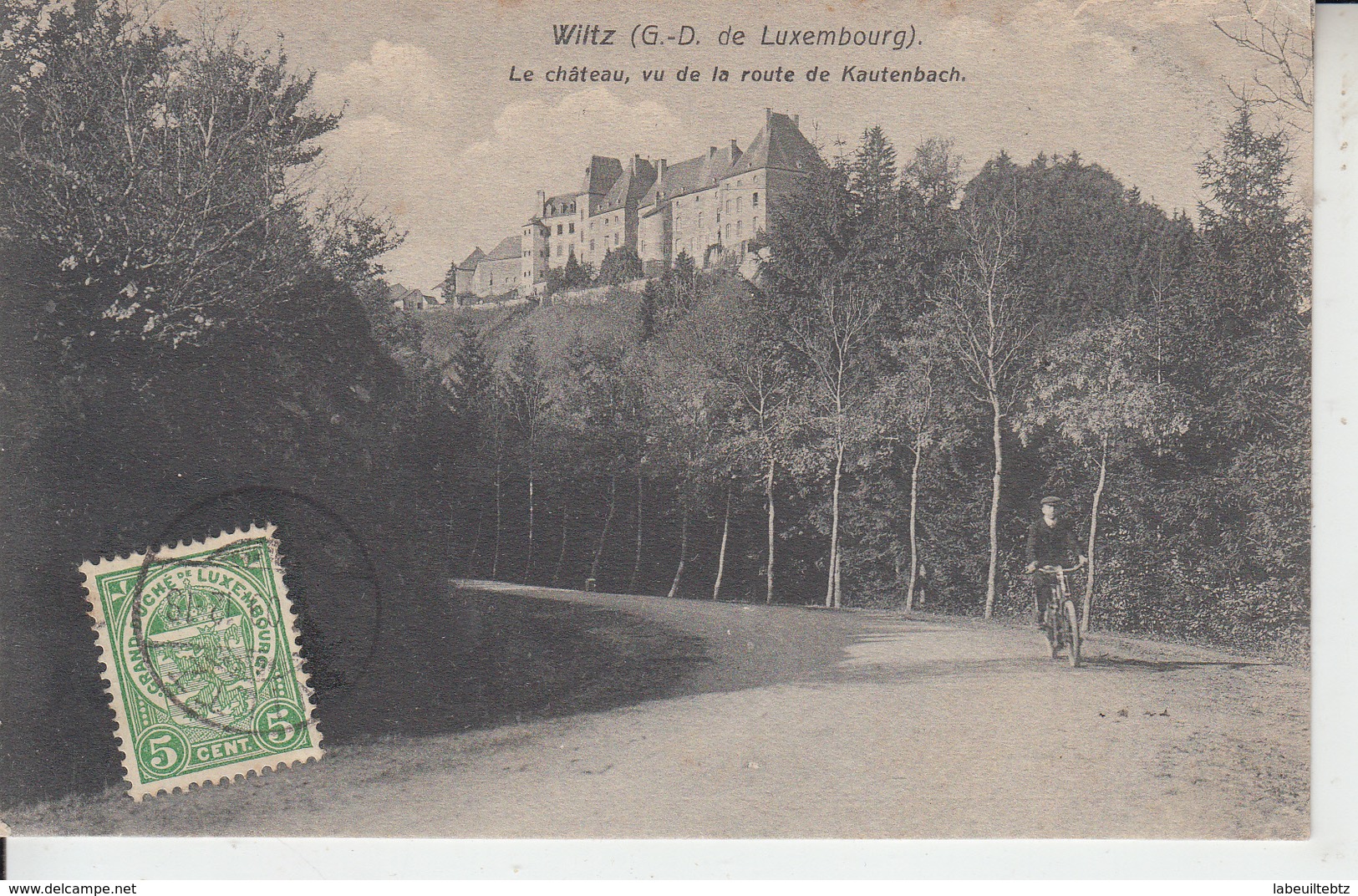 WILTZ - Le Château Vue De La Route De Kautenbach  PRIX FIXE - Wiltz