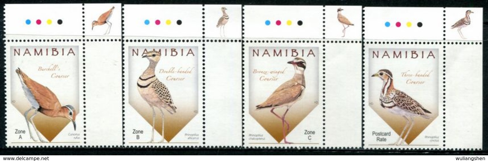 XF0777 Namibia 2015 All Kinds Of Birds 4v MNH - Namibie (1990- ...)