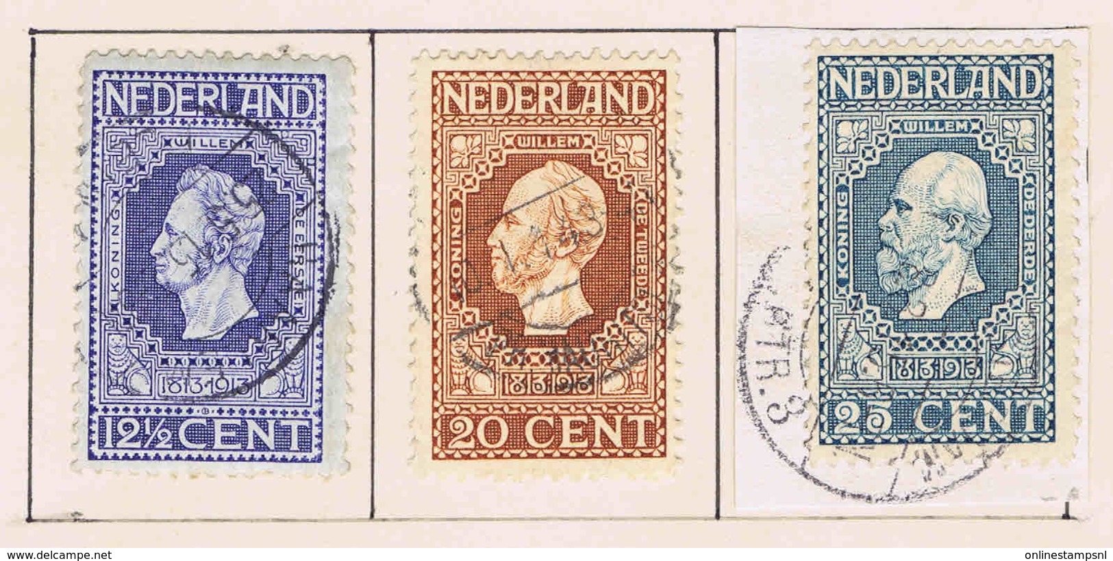 Netherlands: classic collection starts 1852 used on album pages Cat value NVPH 2017 approx. 2700 euro