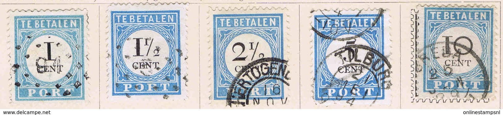 Netherlands: classic collection starts 1852 used on album pages Cat value NVPH 2017 approx. 2700 euro