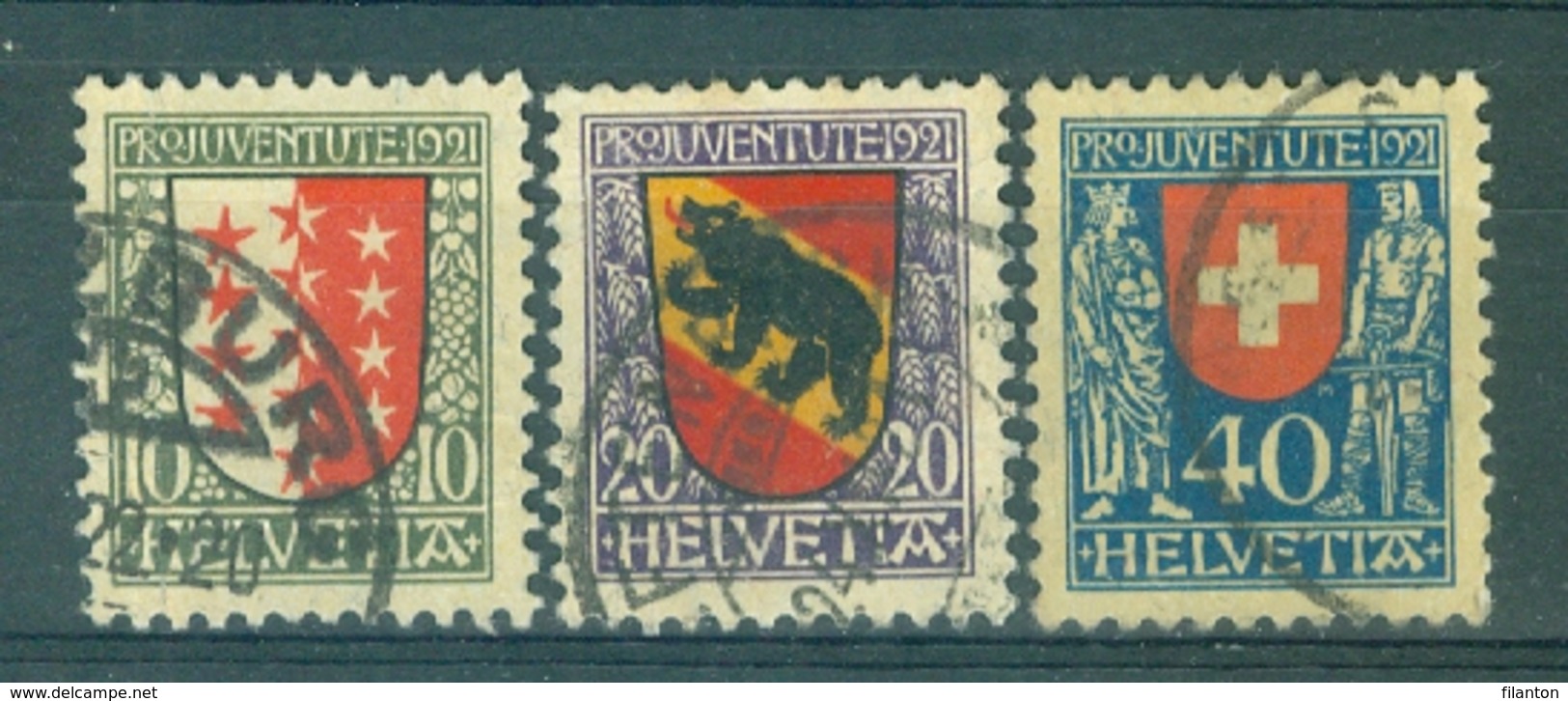 HELVETIA - Mi Nr 172/174 - Pro Juventute - Gest.obl. - Cote 80,00 &euro; - Ungebraucht