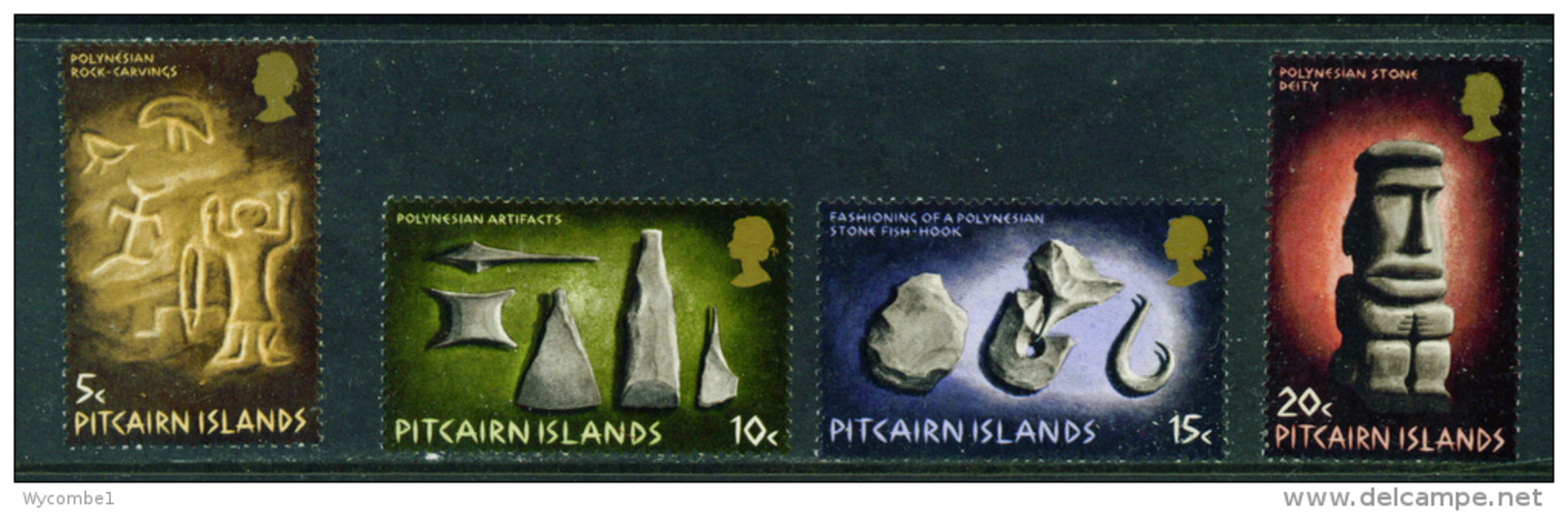 PITCAIRN ISLANDS - 1971  Polynesian Artifacts  Mounted Mint - Pitcairn Islands