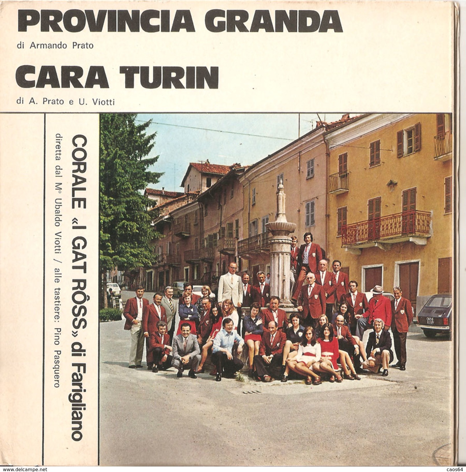 Provincia Granda Grand Turin Armando Prato 7" - Country Et Folk