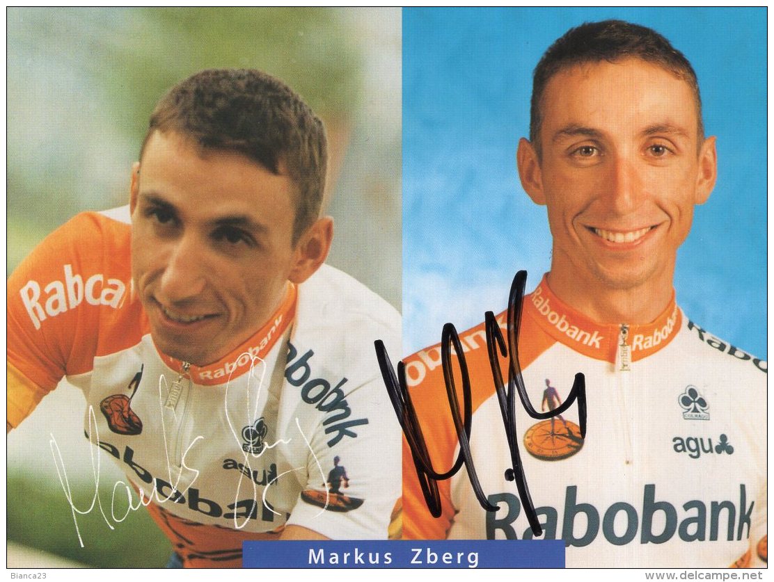 5523 CP Cyclisme  Markus Zberg     Dédicacée - Cyclisme