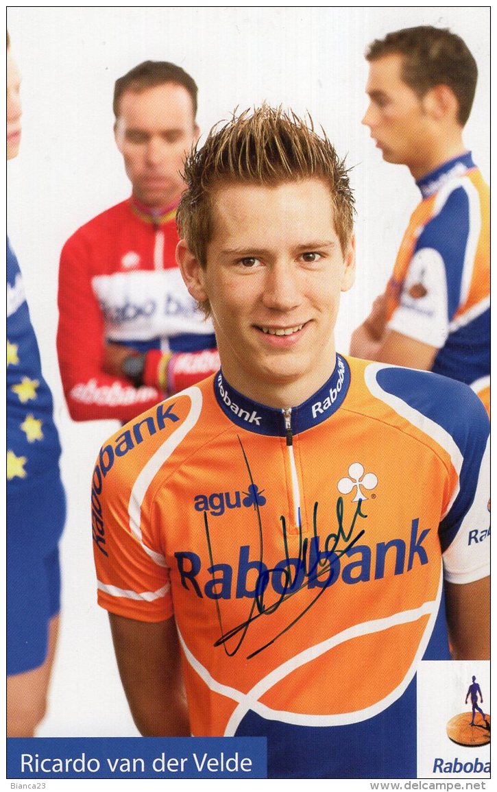 5527 CP Cyclisme  Ricardo Van Der Velde  Dédicacée - Cyclisme