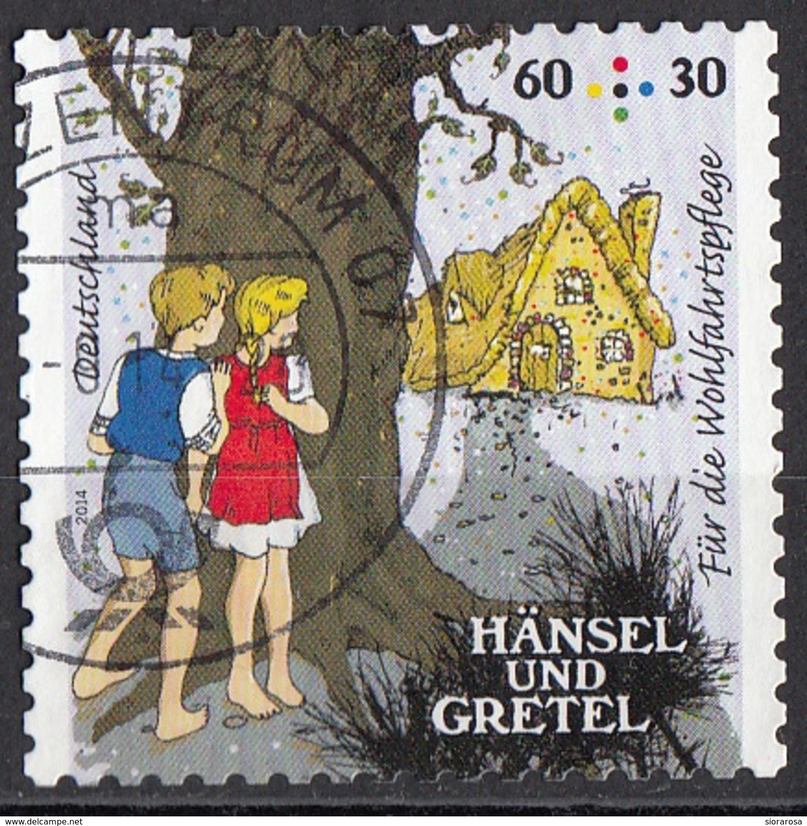 Germania 2014 Mi. 3061 Fiaba Hansel E Gretel Grimm Used Germany - Fiabe, Racconti Popolari & Leggende