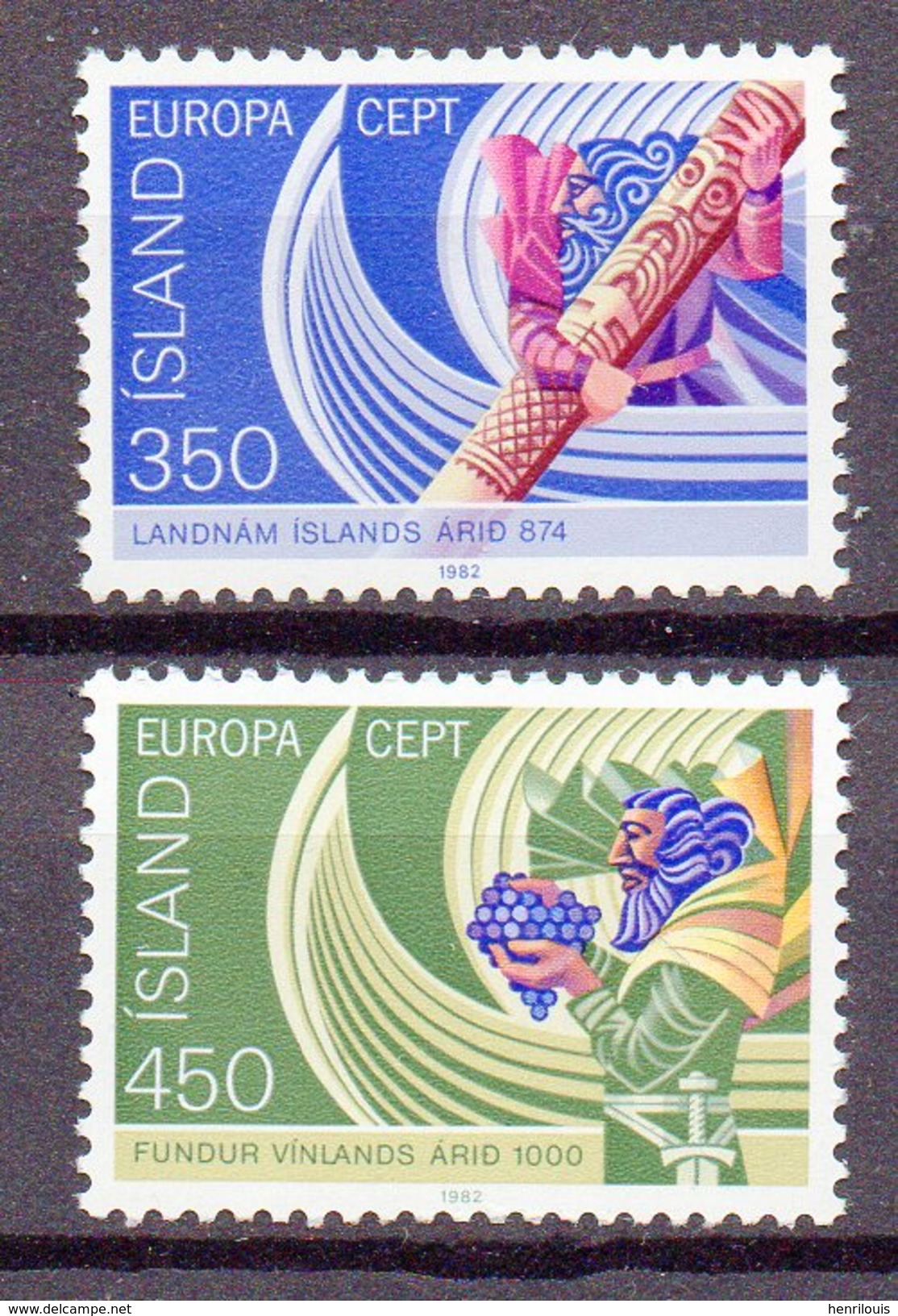 ISLANDE Timbres Neufs ** 531/2 De 1982  ( Ref 4663 )  Europa - Nuevos