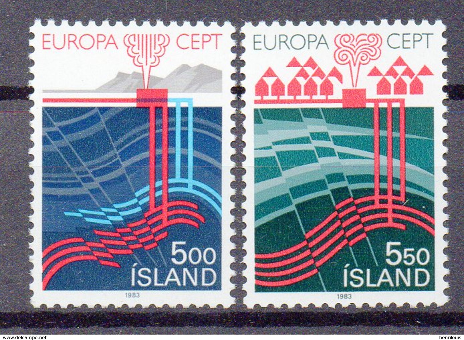 ISLANDE Timbres Neufs ** 551/2 De 1983  ( Ref 4664 )  Europa - Nuevos