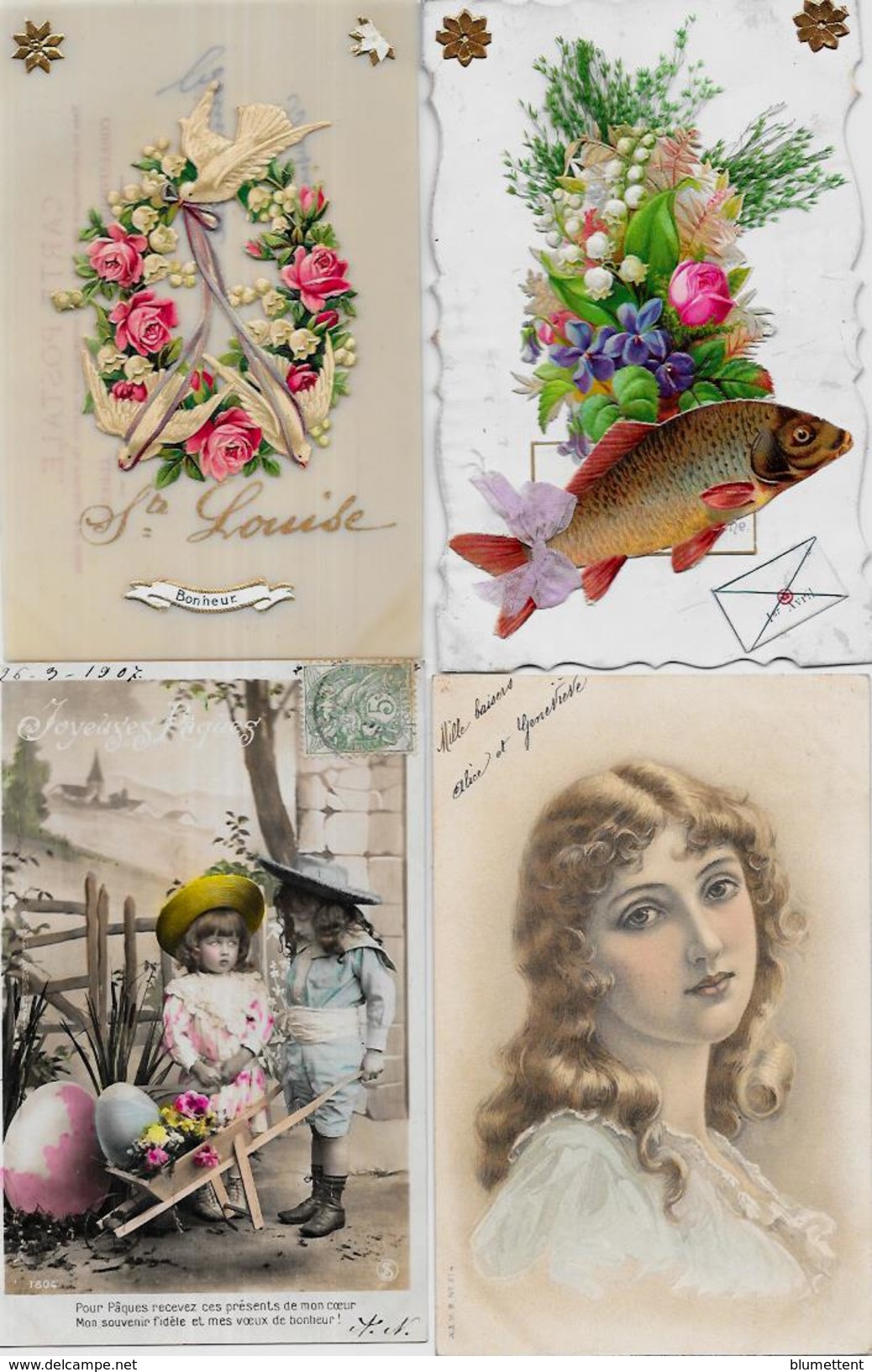 Lot N° 86 De 100 CPA Fantaisies Illustrateurs Déstockage Pour Revendeurs Ou Collectionneurs  PORT GRATUIT FRANCE - 100 - 499 Postcards