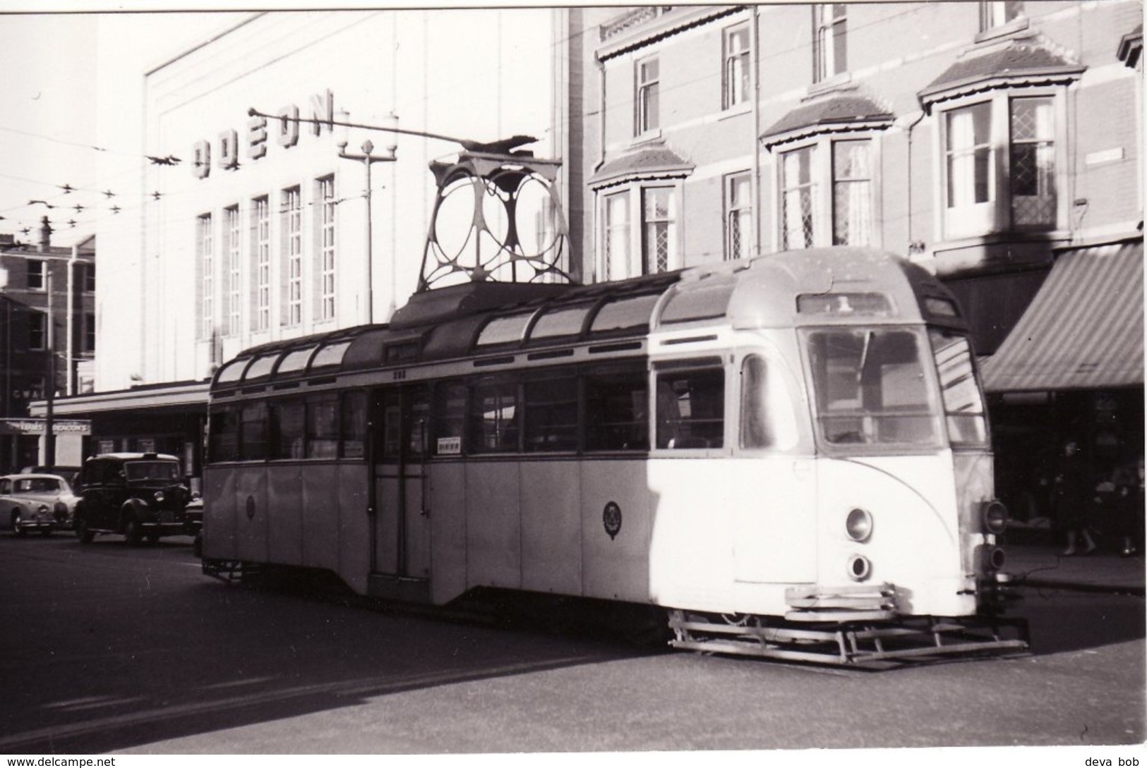 Tram Photo Blackpool Corporation Tramways Brush Car 293 Dickson Road Terminus - Trains