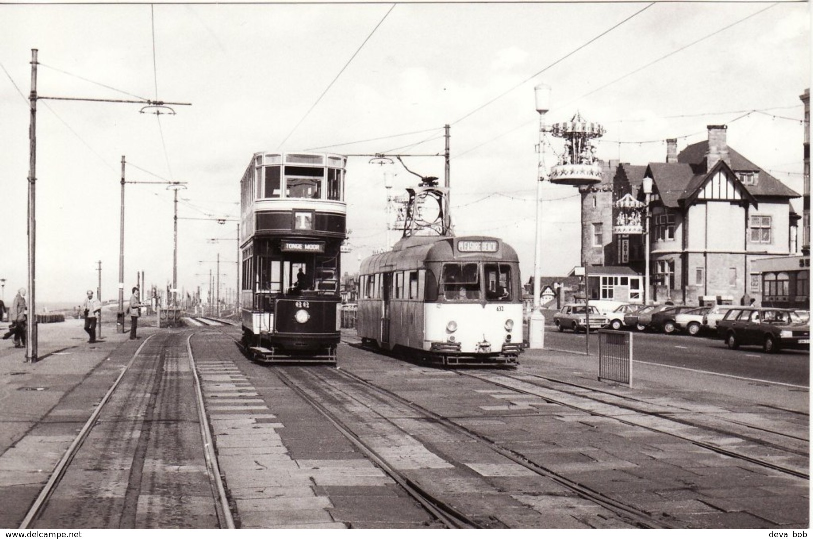 Tram Photo Bolton 66 Blackpool Corporation Tramways Brush 632 Cabin 1982 - Trains