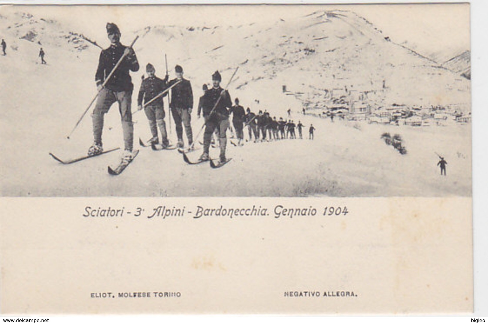 Bardonecchia - Sciatori Alpini    (A-21-100617) - Altri & Non Classificati