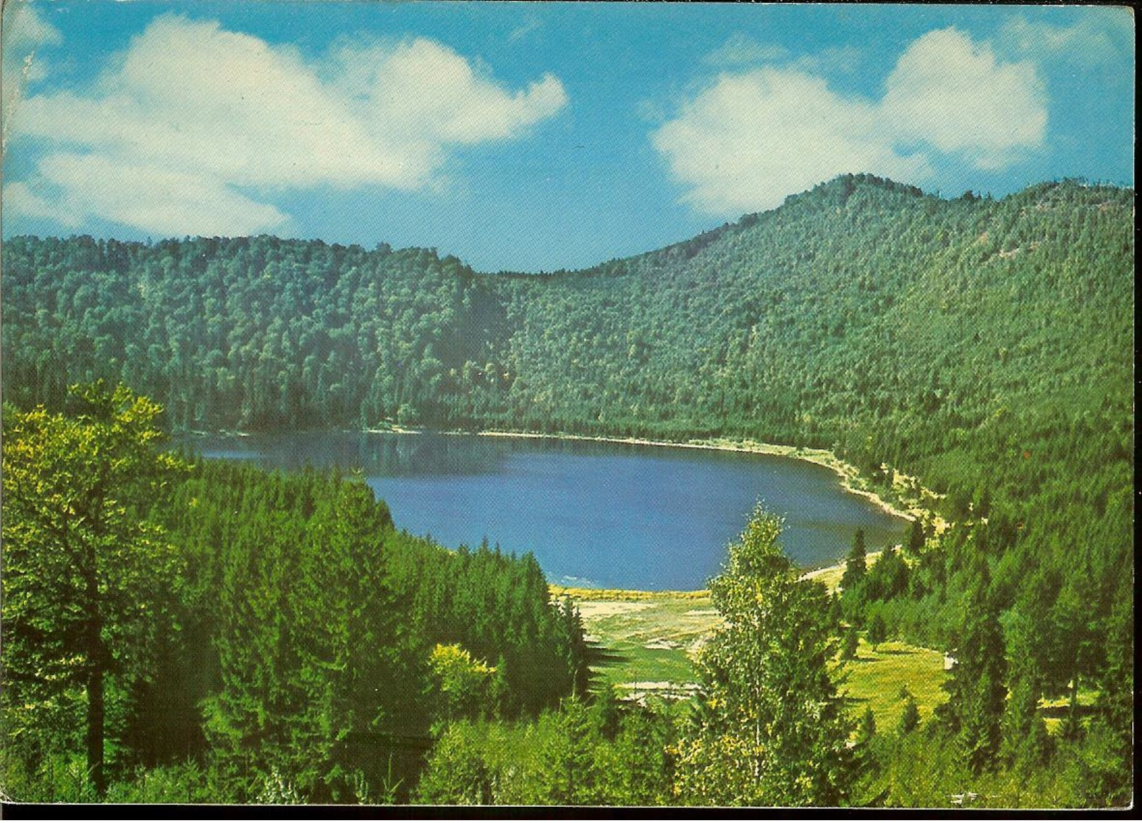 Romania, Postcard, Stationery, Code 945-75, Tusnad Bath, St. Ana Lake, Used 1975 - Postal Stationery