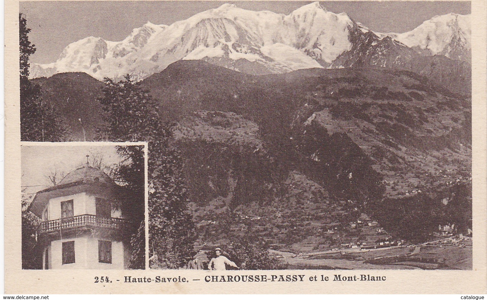 CPA  74 - PASSY - Charousse Et Le Mont-Blanc - Passy