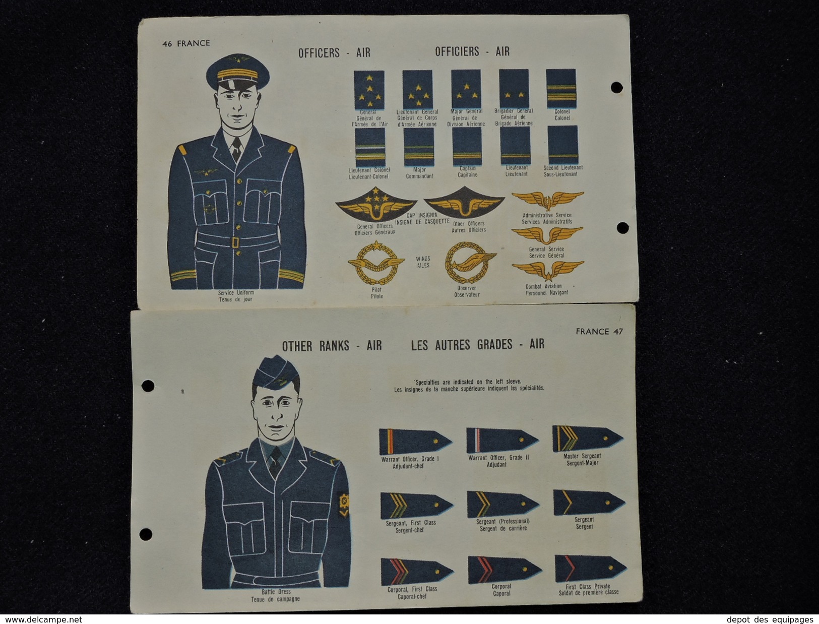 ANCIENNE CASQUETTE ARMEE De L'AIR - Années 1960 - SUPERBE ETAT #.2 - Copricapi