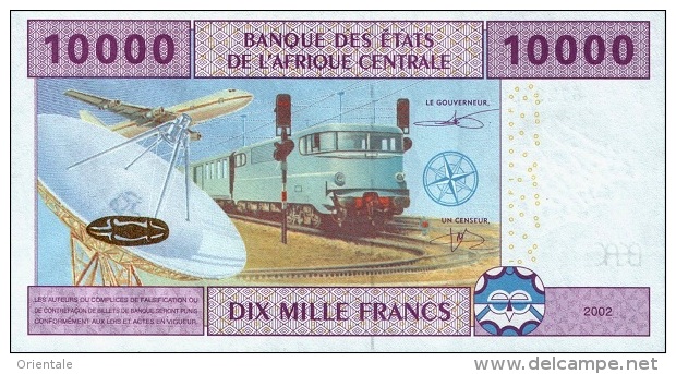 CENTRAL AFRICAN STATES P. 110Tb 10000 F 2002 UNC - Republic Of Congo (Congo-Brazzaville)