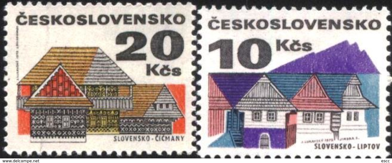 Mint Stamps Architecture 1972  From Czechoslovakia - Sonstige & Ohne Zuordnung