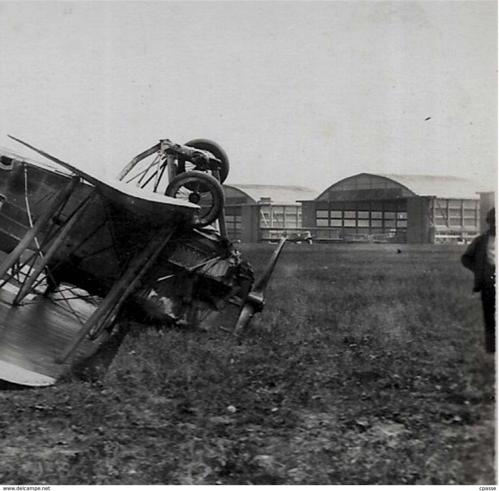 CPA CARTE-PHOTO AVIATION - Accident D'Avion BREGUET (a Priori 93 Aérodrome Du LE BOURGET) - Accidents