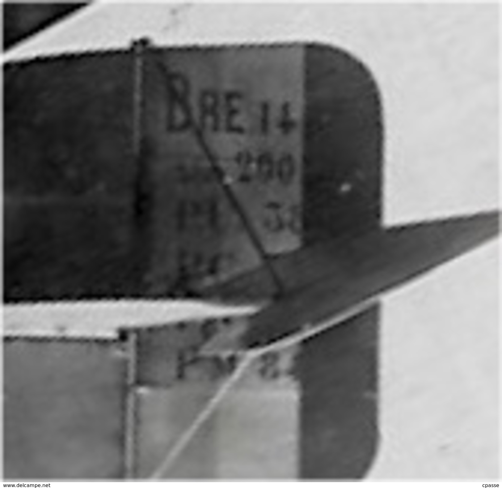 CPA CARTE-PHOTO AVIATION - Accident D'Avion BREGUET (a Priori 93 Aérodrome Du LE BOURGET) - Ongevalen