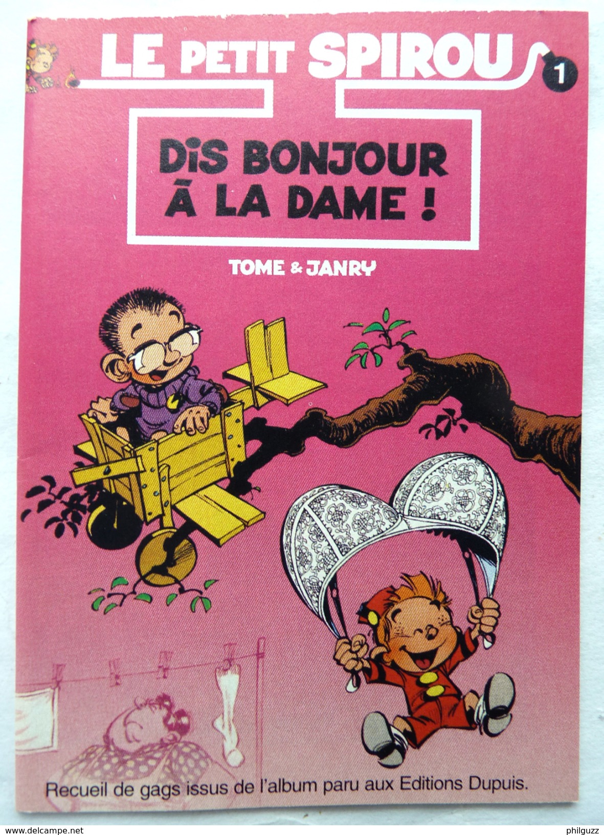 ALBUM BANDES DESSINEES PUBLICITAIRE HARRY'S LE PËTIT SPIROU T1 TOME ET JANRY 1996 - Petit Spirou, Le