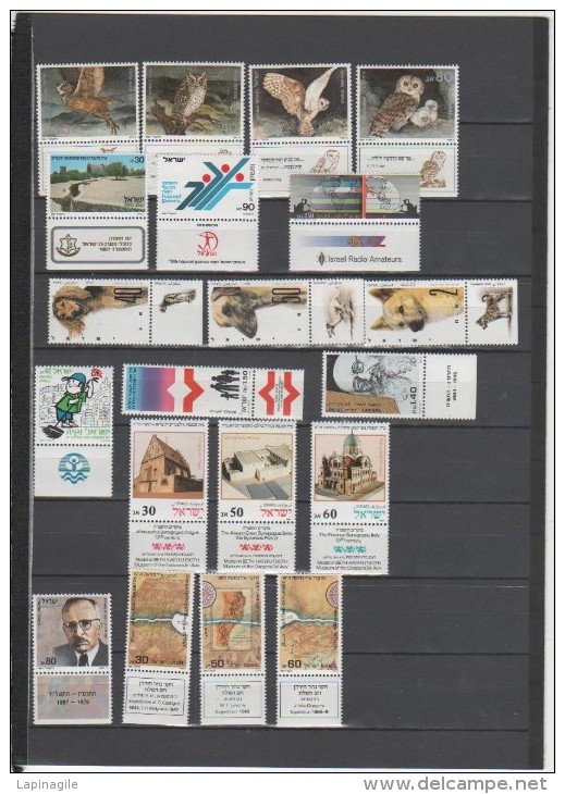 ISRAEL 1987 ANNEE COMPLETE NEUVE** MNH Manque BF 36 - Full Years