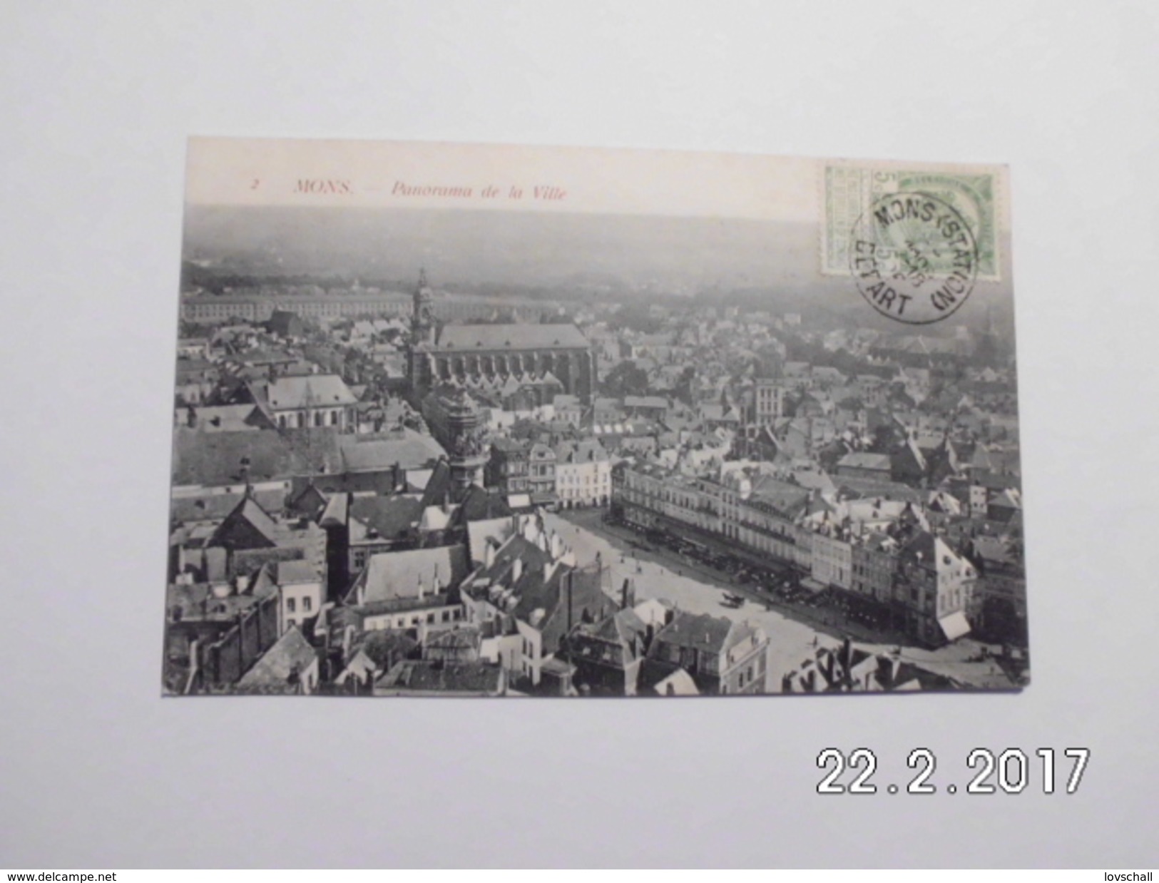 Mons. - Panorama De La Ville. (26 - 3 - Mons