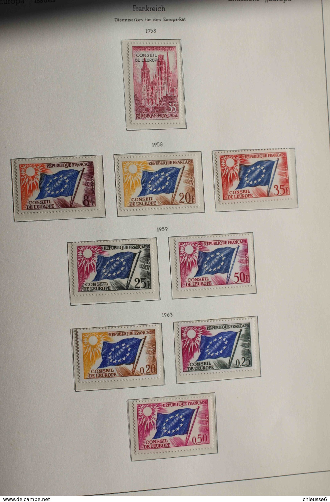 Collection EUROPA **   - 1961/62 - 1970 environ