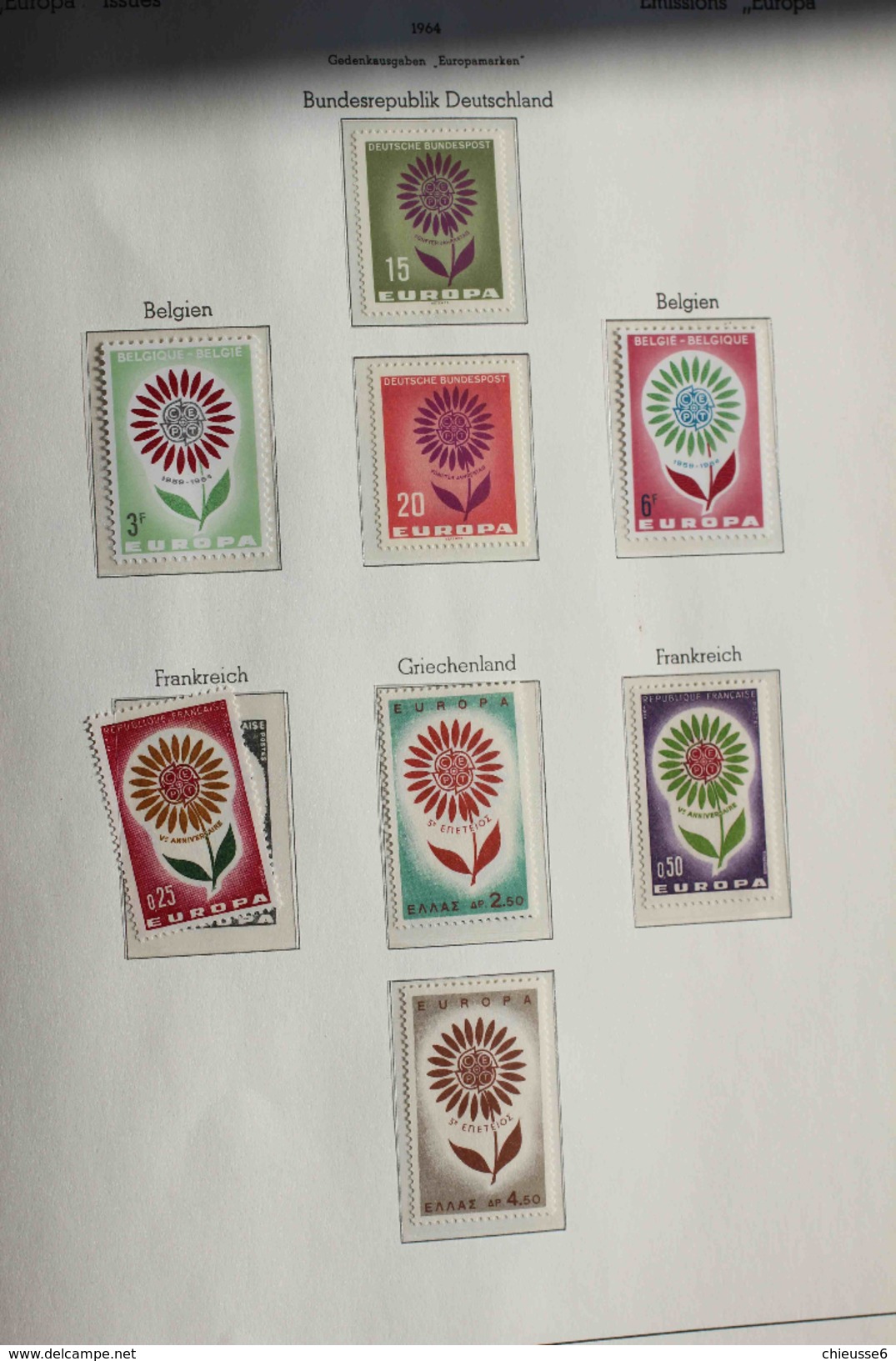 Collection EUROPA **   - 1961/62 - 1970 environ