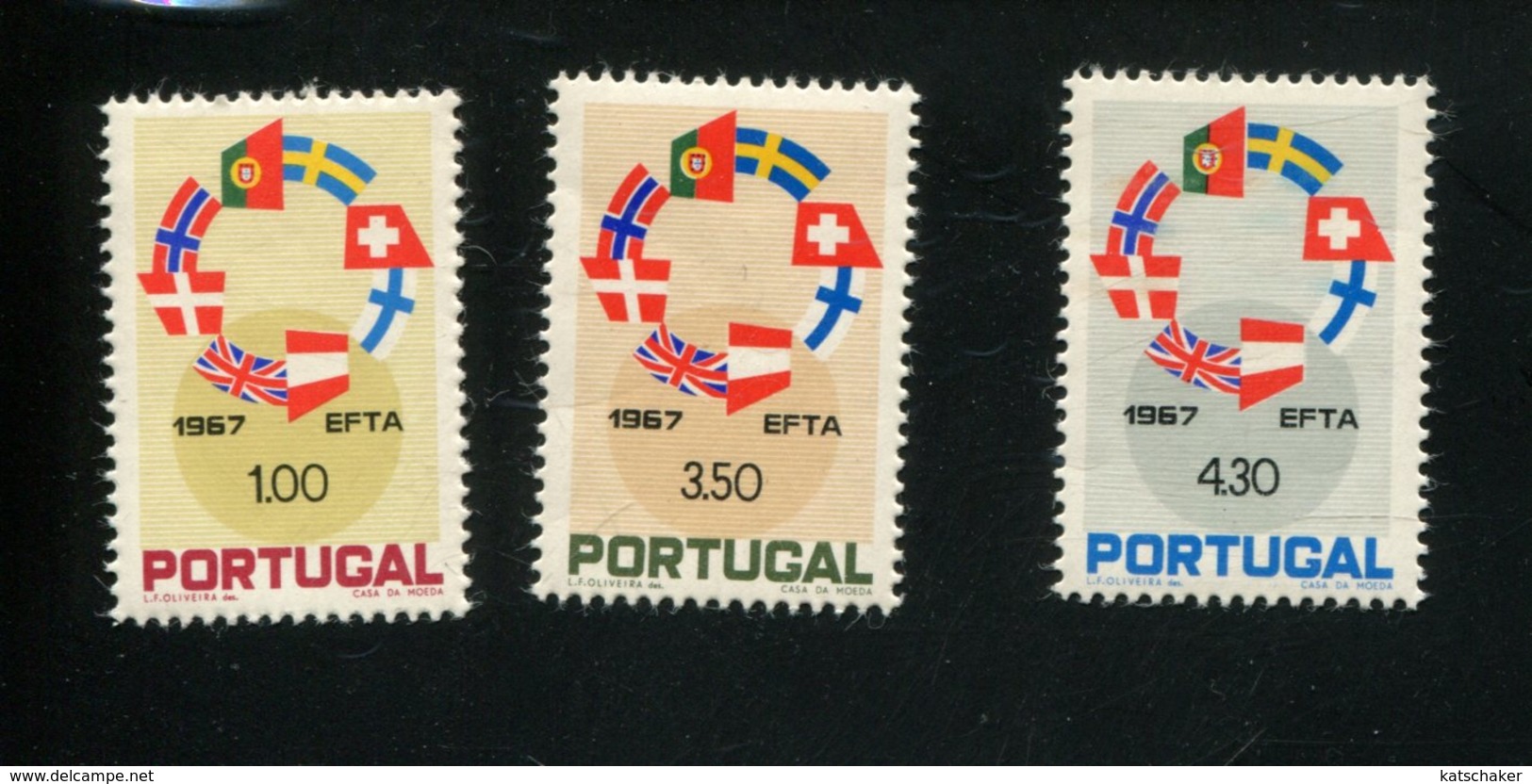 432742735 DB 1967 PORTUGAL POSTFRIS MINT POSTFRISCH EINWANDFREI ETAT NEUF YVERT 1024 1025 1026 - Ungebraucht