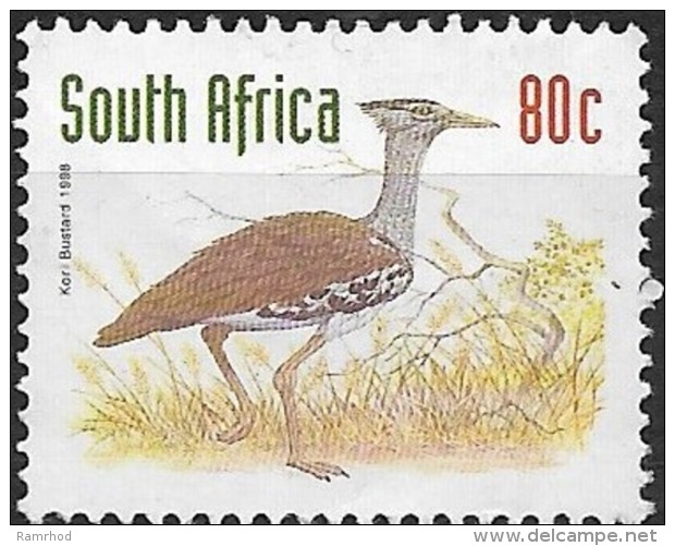 SOUTH AFRICA 1997 Endangered Fauna - 80c. - Kori Bustard MNH - Nuevos