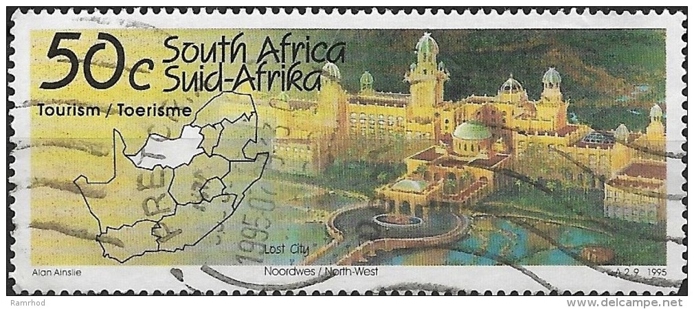 SOUTH AFRICA 1995 Tourism - 50c. - Lost City Resort (North-West Province) FU - Used Stamps