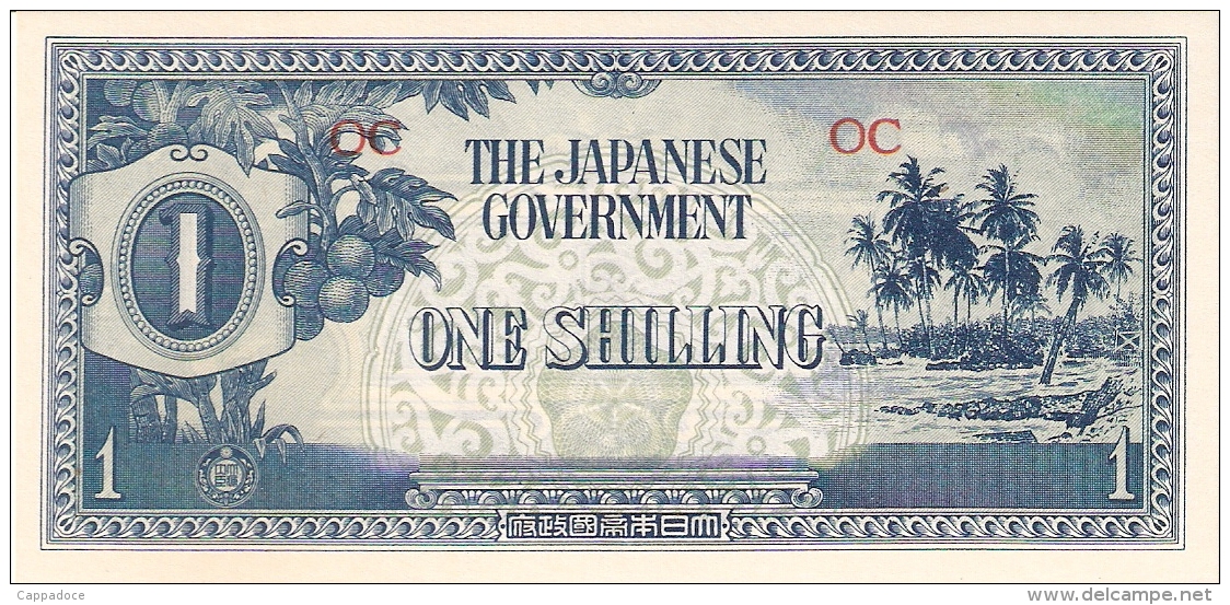 OCEANIE   1 Shilling   ND (1942)   P. 2a   UNC - Papeete (Polynésie Française 1914-1985)