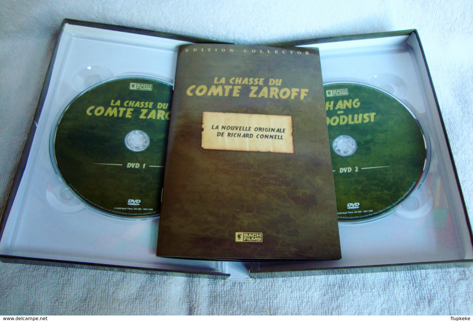 Dvd Zone 2 La Chasse Du Comte Zaroff (1932) Edition Collector The Most Dangerous Game Bach Film Rare ! Vostfr - Classiques