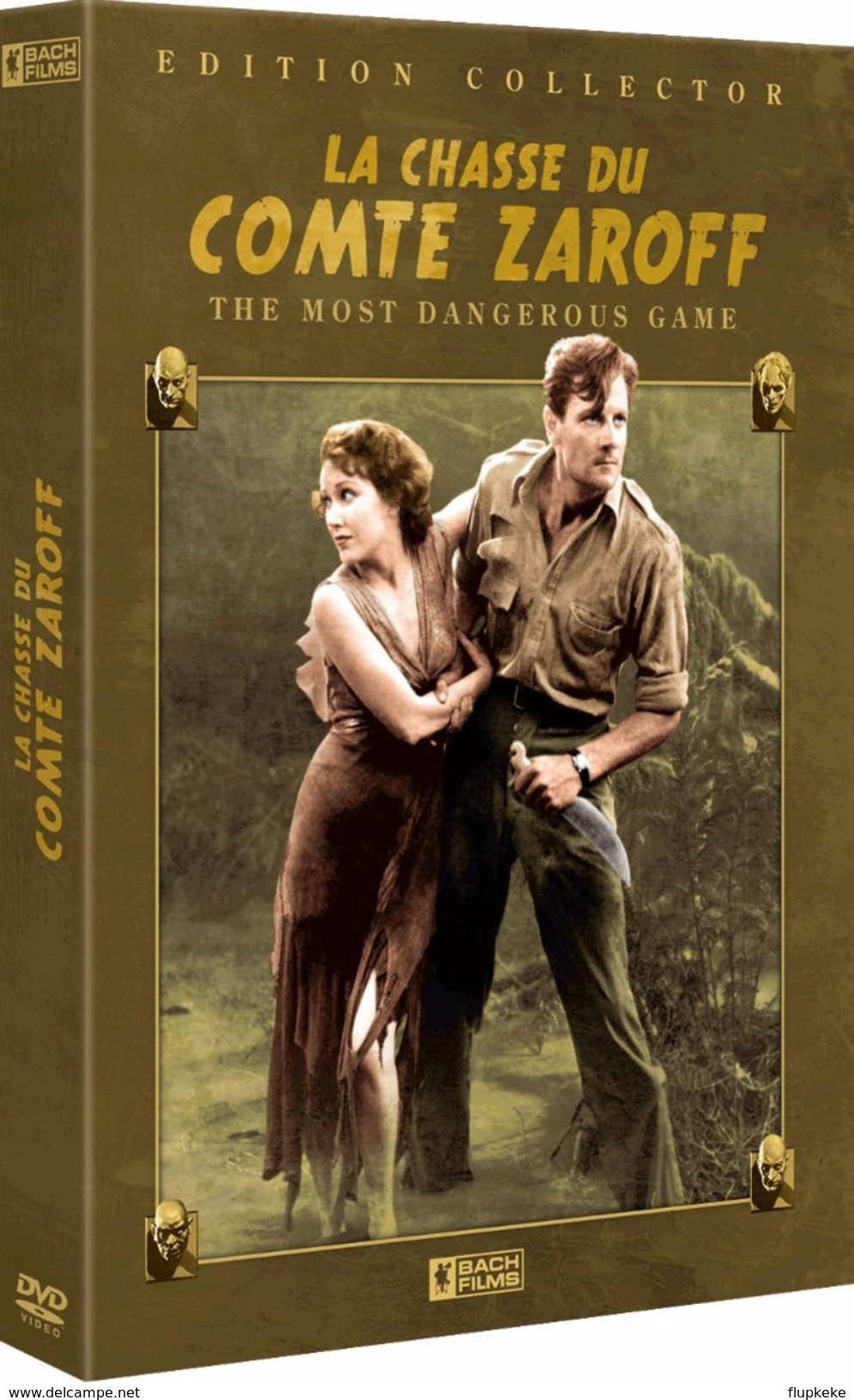 Dvd Zone 2 La Chasse du Comte Zaroff (1932) Edition Collector The Most Dangerous Game Bach Film Rare ! Vostfr